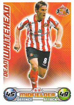 Dean Whitehead Sunderland 2008/09 Topps Match Attax #279